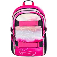 BAAGL Skate Pink Stripes - School Backpack