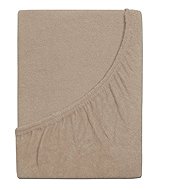 B. E. S. PETROVICE Terry bed sheet IDEAL, 90 × 200 cm, brown walnut - Bedsheet