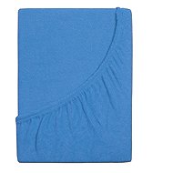 B. E. S. PETROVICE Terry bed sheet IDEAL, 90 × 200 cm, sky blue - Bedsheet