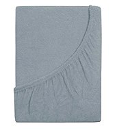 B. E. S. PETROVICE Terry bed sheet IDEAL, 180 × 200 cm, grey - Bedsheet