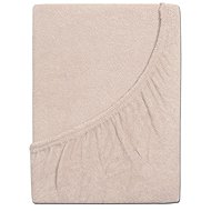 B. E. S. PETROVICE PERFECT terry sheet 90 × 200 cm, brown coffee - Bedsheet