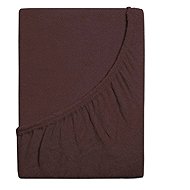 B. E. S. PETROVICE PERFECT terry sheet 90 × 200 cm, dark brown - Bedsheet