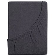 B. E. S. PETROVICE PERFECT terry sheet 90 × 200 cm, anthracite - Bedsheet