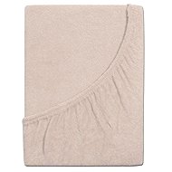 B. E. S. PETROVICE PERFECT terry sheet 180 × 200 cm, brown coffee - Bedsheet