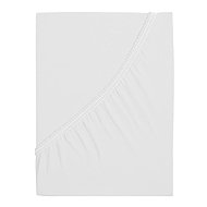 B. E. S. PETROVICE Jersey combed cotton sheet MAKO 90 × 200 cm, white - Bedsheet