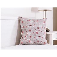 B.E.S. - PETROVICE Polštářek dekorační 45 × 45 cm, vánoční vločky - Pillow