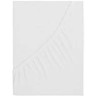 B. E. S. PETROVICE Jersey combed cotton sheet MAKO 160 × 200 cm, white - Bedsheet