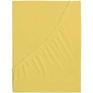 B. E. S. PETROVICE Jersey combed cotton sheet MAKO 200 × 220 cm, yellow - Bedsheet