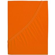B. E. S. PETROVICE Jersey combed cotton sheet MAKO 200 × 200 cm, deep orange - Bedsheet
