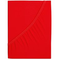 B. E. S. PETROVICE Jersey combed cotton sheet MAKO 200 × 220 cm, red - Bedsheet