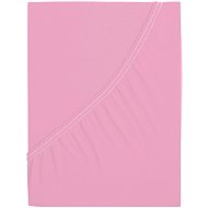B. E. S. PETROVICE Jersey combed cotton sheet MAKO 160 × 200 cm, pink - Bedsheet