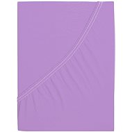 B. E. S. PETROVICE Jersey combed cotton sheet MAKO 120 × 200 cm, purple - Bedsheet