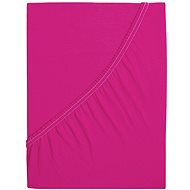 B. E. S. PETROVICE Jersey combed cotton sheet MAKO 200 × 220 cm, fuchsia - Bedsheet