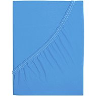 B. E. S. PETROVICE Jersey combed cotton sheet MAKO 200 × 220 cm, sky blue - Bedsheet