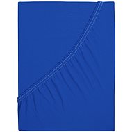 B. E. S. PETROVICE Jersey combed cotton sheet MAKO 200 × 220 cm, royal blue - Bedsheet