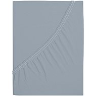 B.E.S. PETROVICE Prostěradlo Jersey česaná bavlna MAKO 200 × 200 cm, šedé - Bedsheet