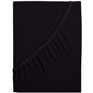 B. E. S. PETROVICE Jersey combed cotton sheet MAKO 200 × 220 cm, black - Bedsheet