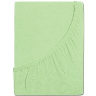 B.E.S. PETROVICE Prostěradlo Froté PERFECT 120 × 200 cm, světle zelené - Bedsheet