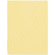 B. E. S. PETROVICE Jersey mat with elastane LYCRA 200 × 200 cm, vanilla - Bedsheet