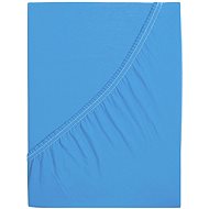 B. E. S. PETROVICE Jersey mat with elastane LYCRA 200 × 200 cm, sky blue - Bedsheet