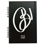 BE NICE EKO Baťa 365 SOBĚ - černý s bílým potiskem - Planner