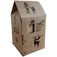 BE NICE Gift box natural, for sweets, brown, 3 pcs - Small Gift Box
