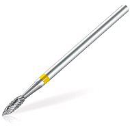 PROMED Carbide cutter 198461 flame, fine, yellow - Nail Drill