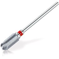 PROMED Carbide cutter 198452 rounded cylinder, red - Nail Drill