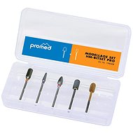 PROMED Nail cutter set HM-Bitset Pro 198008, 5 pcs - Nail Drill Bit Set