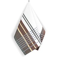 BELLATEX Towel 50 × 70 cm, 194B stripe grey-brown - Kitchen Towel