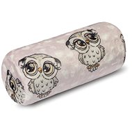 Bellatex micro roller 15 × 35 cm owl pink - Pillow