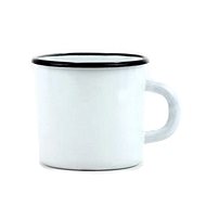 BELIS White enamel mug 0,35l, O8cm - Mug