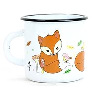 BELIS Smaltovaný hrnek Liška 0,35l, O8cm  - Hrnek