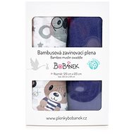 Bobánek Bamboo Diapers Duo Pack Bears in a T-shirt - Cloth Nappies