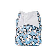 Bobánek Extra absorbent AIO diaper snaps Penguins - Cloth Nappies