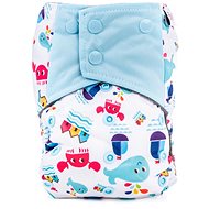 Bobánek Extra absorbent AIO diaper snaps By the sea - Cloth Nappies