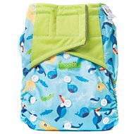Bobánek Extra Absorbent AIO Diaper Velcro Chameleons - Cloth Nappies