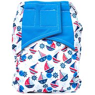 Bobánek Extra Absorbent AIO Diaper Velcro Boating - Cloth Nappies