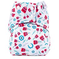 Bobánek Pocket AIO diaper Premium snaps Tulips - Cloth Nappies