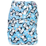 Bobánek Pocket Extra Soft AIO Diaper Premium Snaps Penguins - Cloth Nappies