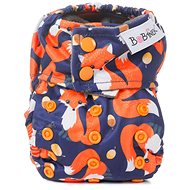 Bobánek Newborn AIO Diaper Snaps Fox Forest - Cloth Nappies