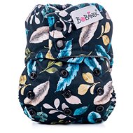 Bobanek Newborn AIO Diaper Snaps Night Feathers - Cloth Nappies