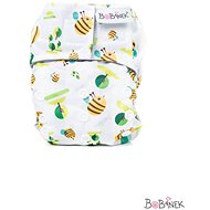 Bobánek Newborn AIO Diaper Velcro Bees - Cloth Nappies