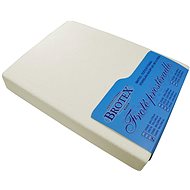 Brotex Terry sheet 140 × 200 cm, off-white - Bedsheet