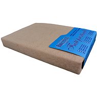 Brotex Terry sheet 140 × 200 cm, light beige - Bedsheet