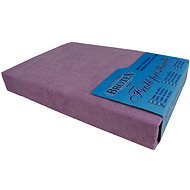 Brotex Froté prestieradlo 160 × 200 cm, svetlo fialové - Plachta na posteľ