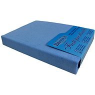 Brotex Froté prestieradlo  140 × 200 cm, svetlo modré - Plachta na posteľ