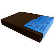 Brotex Terry sheet 60 × 120 cm, dark brown, children's - Cot sheet