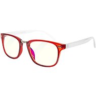 GLASSA Blue Light Blocking Glasses PCG 01, diopter: +1.50 red - Computer Glasses