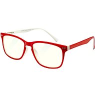 GLASSA Blue Light Blocking Glasses PCG 07, diopter: +0.00 red - Computer Glasses